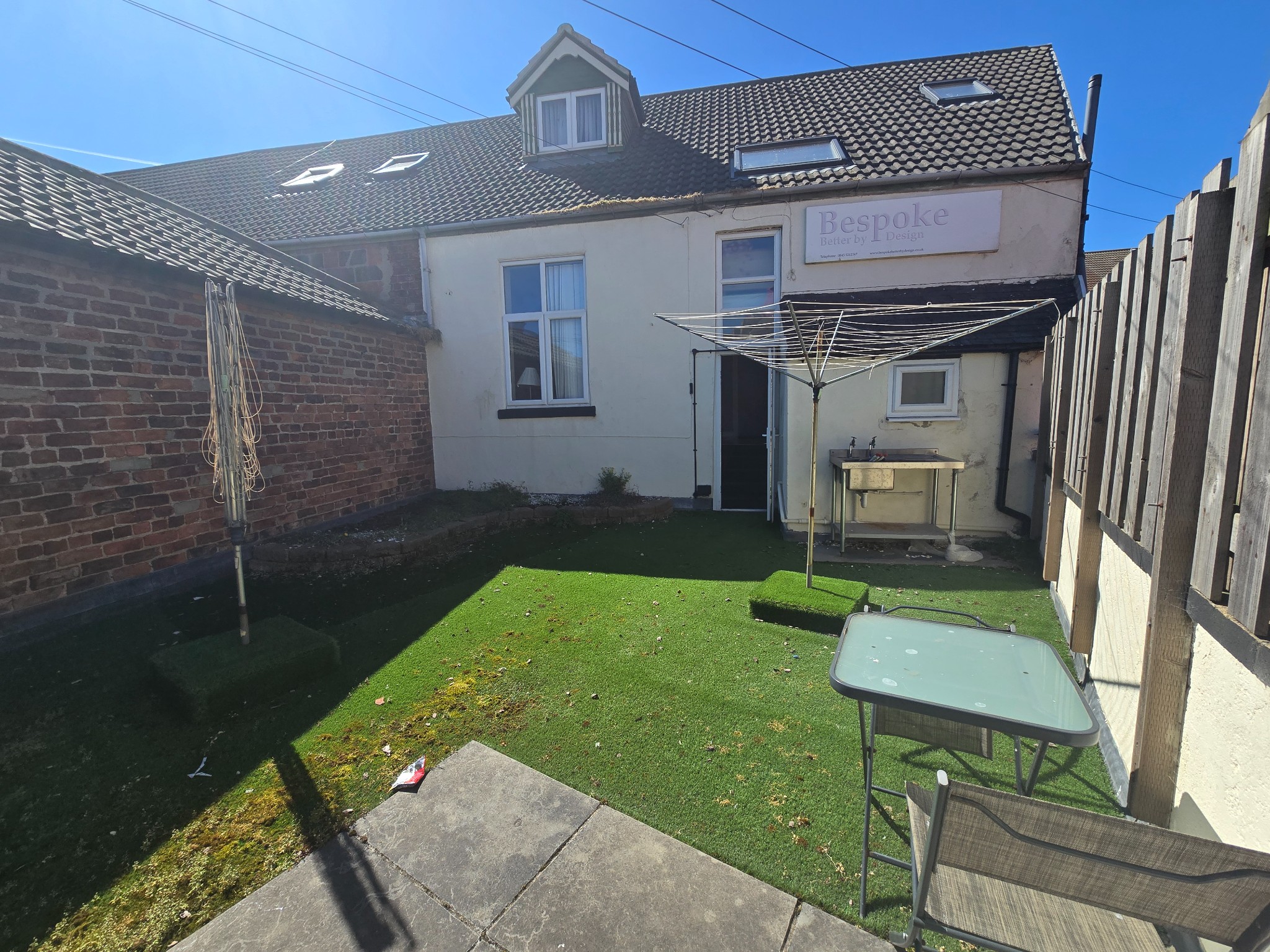 Rear outdoor space at Station Road